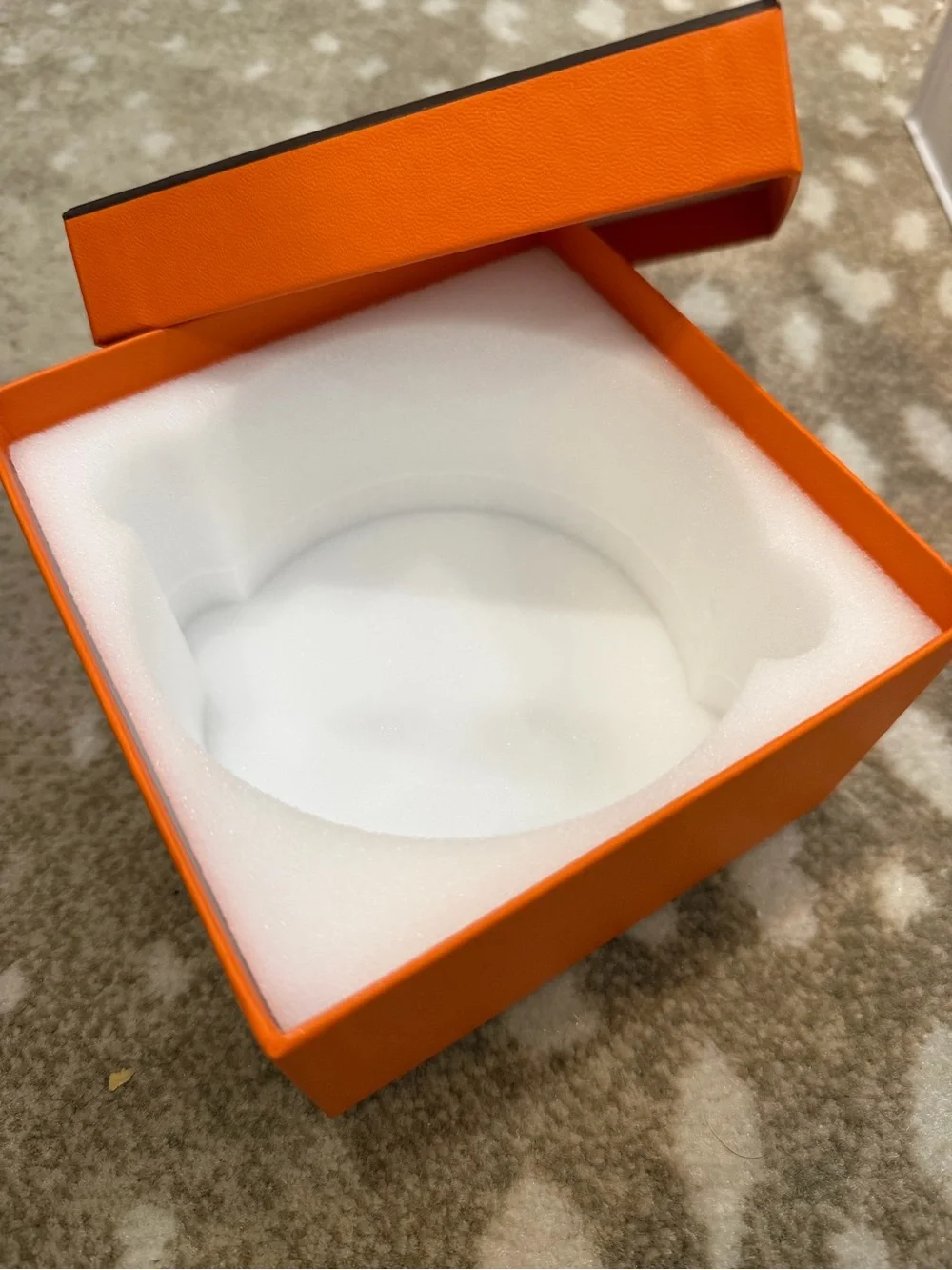 Hermes small gift box 5.5”x5.5”x3.5” new